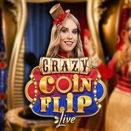 Crazy Coin Flip by Evolution, showcased at spinitt.es – game logo