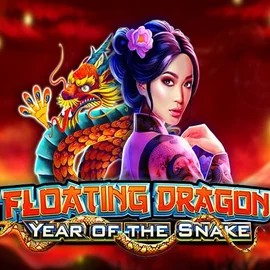Floating Dragon Year of the Snake slot icon by Pragmatic Play, available at Spinit Casino